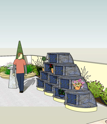 atlas columbarium pyramid