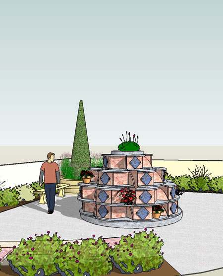 circular columbarium